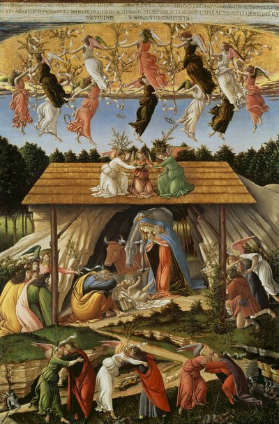 Mystic Nativity by Sandro Botticelli